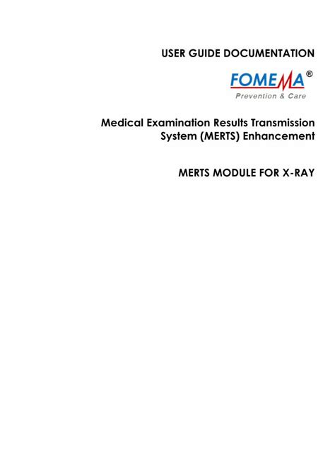 merts 3.0|USER GUIDE DOCUMENTATION .